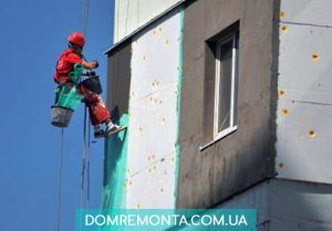 Наружная теплоизоляция фасада Цена в Киеве