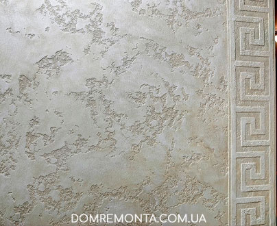 Декоративная штукатурка стен гротто (карта мира) марморино