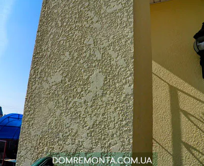 Декоративна штукатурка фасаду «американка»