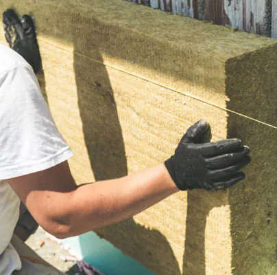 Утепление минватой